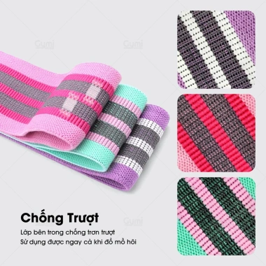 Dây kháng lực JUSTFIT miniband Aolikes cao cấp: Tập chân, mông, đùi cho nam nữ, giá 55.000₫