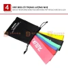 Dây Kháng Lực Mini Band 6 chiếc Cao Su Tập Gym Chân Mông Aolikes AL3.601 - Kèm Túi Đựng, Giá 220.000 (B7) 8