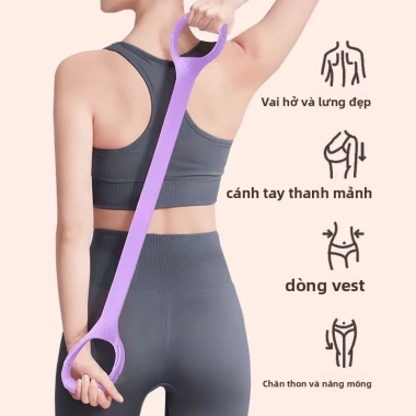 Dây kháng lực nữ dùng làm đẹp lưng, yoga, kéo giãn vai - giảm giá 20% chỉ 71.654 VND