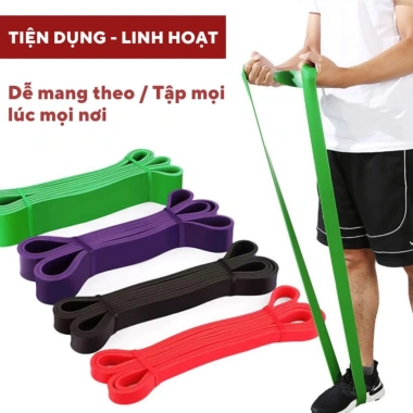 Dây kháng lực Power Band cao su đàn hồi – Tập yoga, gym, kéo xà Nam Nữ, chỉ 55k