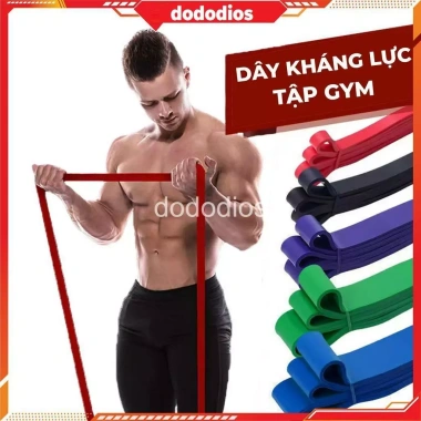 Dây Kháng Lực Power Band Đàn Hồi Cao Su - Tập Tay Chân Mông Vai Đùi Nam Nữ, Giá Ưu Đãi 39.000₫