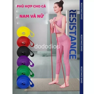 Dây Kháng Lực Power Band Đàn Hồi Cao Su - Tập Tay Chân Mông Vai Đùi Nam Nữ, Giá Ưu Đãi 39.000₫