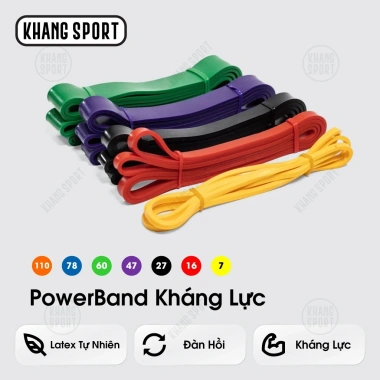 Dây Kháng Lực Powerband Giá 29.000 VND - Tập Toàn Thân, Hỗ Trợ Tập Luyện