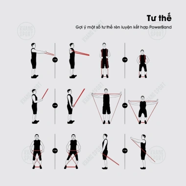 Dây Kháng Lực Powerband Giá 29.000 VND - Tập Toàn Thân, Hỗ Trợ Tập Luyện 6 Dây Kháng Lực Powerband Giá 29.000 VND - Tập Toàn Thân, Hỗ Trợ Tập Luyện 6