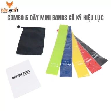 Dây kháng lực POWERBAND MINIBAND Gym Yoga - Tăng cơ giảm mỡ, đủ kháng, giá 29.977 VNĐ 9