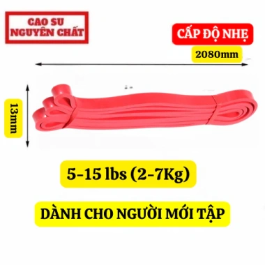 Dây kháng lực Powerband S2.080 - Không đứt, hỗ trợ gym, yoga, kéo xà - Chỉ 29.000₫