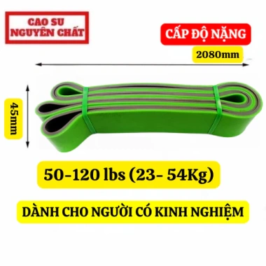 Dây kháng lực Powerband S2.080 - Không đứt, hỗ trợ gym, yoga, kéo xà - Chỉ 29.000₫