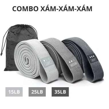 Dây Kháng Lực REXO KL1.625 Powerband - Đa năng, Đàn hồi cao, Giá ưu đãi 80.000 VND