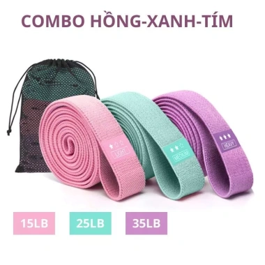 Dây Kháng Lực REXO KL1.625 Powerband - Đa năng, Đàn hồi cao, Giá ưu đãi 80.000 VND