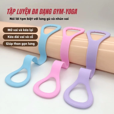 Dây Kháng Lực Số 8 Silicon Co Giãn - Tập Gym, Yoga, Mở Vai, Tay, Lưng - 51.200 VND