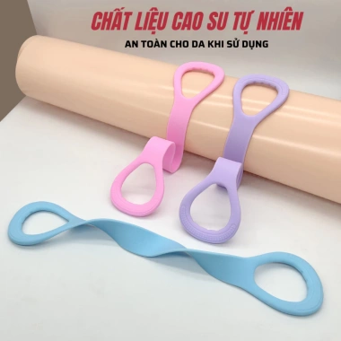 Dây Kháng Lực Số 8 Silicon Co Giãn - Tập Gym, Yoga, Mở Vai, Tay, Lưng - 51.200 VND