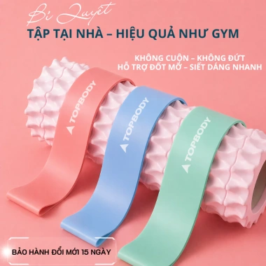 Dây kháng lực tập gym miniband TOPBODY - Tăng cơ mông đùi, giá chỉ 39.200₫
