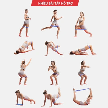 Dây kháng lực tập gym miniband TOPBODY - Tăng cơ mông đùi, giá chỉ 39.200₫