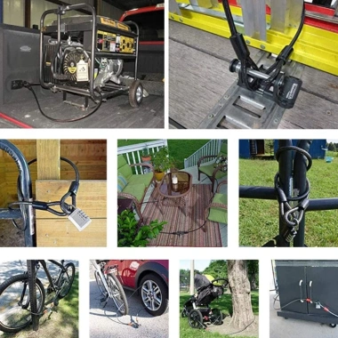 Dây khóa thép 1.8m chống trộm cho MTB và xe đường phố - Bảo mật cao, giá chỉ 142.890₫ 8