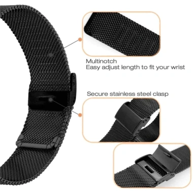 Dây kim loại không gỉ 22mm cho Xiaomi Watch 2 Pro, Mi Watch S4 S3 S2 S1 - Thời trang bền bỉ