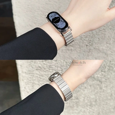Dây kim loại thể thao 3 màu cho Xiaomi Mi Band 10-3 và Vòng tay thời trang 4 Dây kim loại thể thao 3 màu cho Xiaomi Mi Band 10-3 và Vòng tay thời trang 4