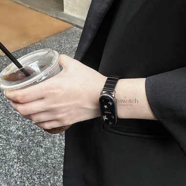 Dây kim loại thể thao 3 màu cho Xiaomi Mi Band 10-3 và Vòng tay thời trang