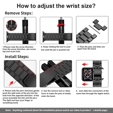 Dây kim loại Thép không gỉ cho Apple Watch Series 11-10, 42-49mm, 40-46mm - Giá ưu đãi 100.640đ 2 Dây kim loại Thép không gỉ cho Apple Watch Series 11-10, 42-49mm, 40-46mm - Giá ưu đãi 100.640đ 2