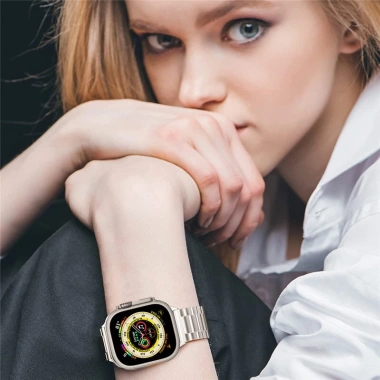 Dây kim loại Thép không gỉ cho Apple Watch Series 11-10, 42-49mm, 40-46mm - Giá ưu đãi 100.640đ 5 Dây kim loại Thép không gỉ cho Apple Watch Series 11-10, 42-49mm, 40-46mm - Giá ưu đãi 100.640đ 5