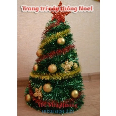 Dây kim tuyến Noel Tết đa màu bông mai tuyết xù đuôi chồn siêu rẻ 15.000₫ 6