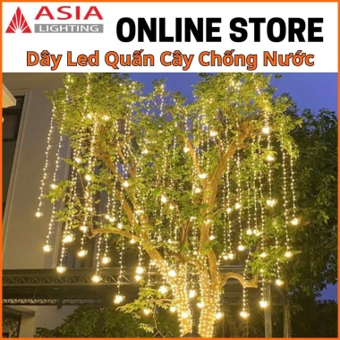 Dây Led 12V F5 Đúc 9mm Asia - Quấn Cây, Đèn Đô Thị, Quán Cafe, Giá 340.800đ 2