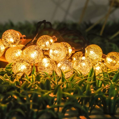 Dây LED Bi Bọt 10m vàng & RGB 32‑38 bóng – Đèn trang trí Noel, Tết nháy đa dạng, giá 38k 5