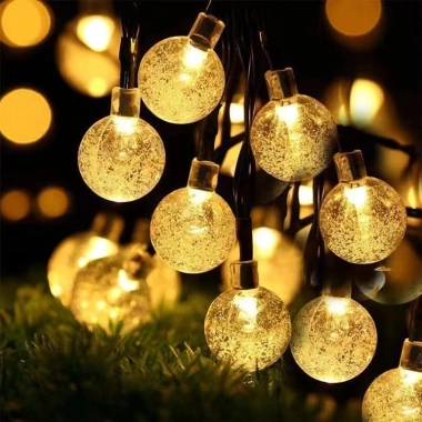 Dây LED Bi Bọt 10m vàng & RGB 32‑38 bóng – Đèn trang trí Noel, Tết nháy đa dạng, giá 38k 7