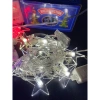 Dây LED chớp 5m 10 bóng - Đèn trang trí Noel Tết, nháy cắm 220V, chỉ 65k 7