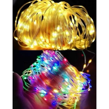 Dây LED hạt gạo 30-100m, đa chế độ nháy, trang trí Noel Giáng Sinh, Lễ Tết, ngoài trời, cửa hàng - Giá chỉ 32.592₫