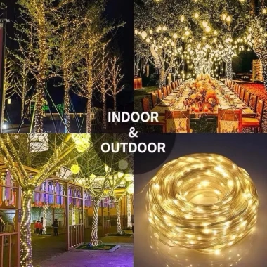 Dây LED hạt gạo 30-100m, đa chế độ nháy, trang trí Noel Giáng Sinh, Lễ Tết, ngoài trời, cửa hàng - Giá chỉ 32.592₫ 5 Dây LED hạt gạo 30-100m, đa chế độ nháy, trang trí Noel Giáng Sinh, Lễ Tết, ngoài trời, cửa hàng - Giá chỉ 32.592₫ 5