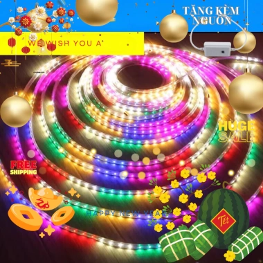 Dây LED Nháy 50m 2.835 - Đèn Trang Trí Tết Noel Ngoài Trời, Chống Nước, Kèm Nguồn, Giá 79.000₫ 6 Dây LED Nháy 50m 2.835 - Đèn Trang Trí Tết Noel Ngoài Trời, Chống Nước, Kèm Nguồn, Giá 79.000₫ 6