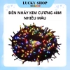 Dây Led Nháy Kim Cương 50m 7 màu - Quấn cây, đèn chớp Tết Noel, chỉ 59.000