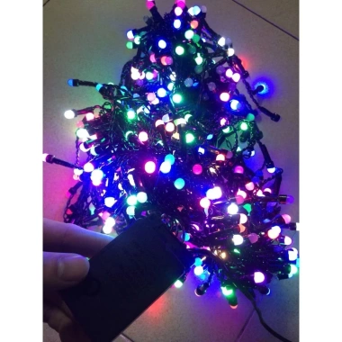Dây Led Nháy Kim Cương 50m 7 màu - Quấn cây, đèn chớp Tết Noel, chỉ 59.000