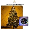 Dây LED Nháy Kim Cương 7 Màu 35m – Đèn Chớp Chống Nước, Bền, Trang Trí Noel Giá 32k