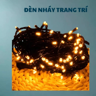Dây LED Nháy Kim Cương 7 Màu 35m – Đèn Chớp Chống Nước, Bền, Trang Trí Noel Giá 32k 9 Dây LED Nháy Kim Cương 7 Màu 35m – Đèn Chớp Chống Nước, Bền, Trang Trí Noel Giá 32k 9