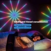 Dây Led RGB Pháo Hoa 16tr Cảm Biến Âm Thanh, Remote và App, Decor Phòng - 75.479₫ 5