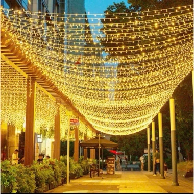 Dây Led Thẳng 80-100m Bóng To - Trang Trí Noel Tết, Giá Chỉ 180.000 VNĐ