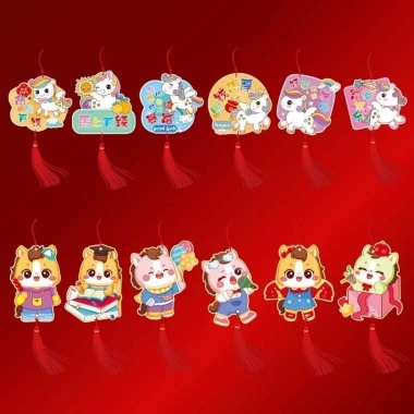 Dây Liễn Treo Tết 2.026 6 Chiếc Cây Đào Mai Quất Nhà Cửa - Giá 24.000 VND