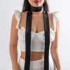 Dây Lụa Satin Đeo Cổ & Khăn Choàng Cổ Tùy Chỉnh Thời Trang DIY Nữ – Mềm Mại, Sang Trọng 6