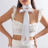 Dây Lụa Satin Đeo Cổ & Khăn Choàng Cổ Tùy Chỉnh Thời Trang DIY Nữ – Mềm Mại, Sang Trọng 7