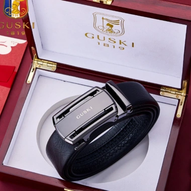 Dây lưng nam GUSKI da bò thật G1 cao cấp: Giá chỉ 745.000₫, hàng hiệu chính hãng