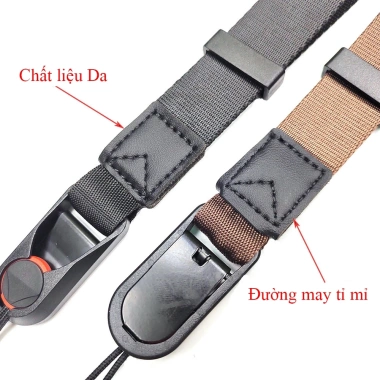 Dây máy ảnh A37 nylon phối da hand strap quick release - Giá chỉ 108.000₫ 8