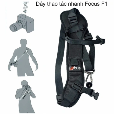 Dây máy ảnh đeo chéo vai Focus F1 - Thao tác nhanh, giá ưu đãi 180.000