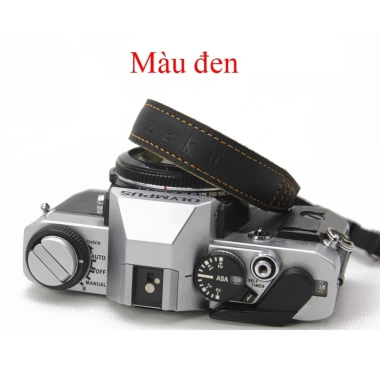 Dây máy ảnh đeo cổ tay da bò Zeku chất liệu cao cấp, thoải mái, an toàn