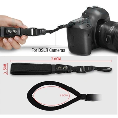 Dây máy ảnh đeo cổ tay Hand Strap Quick Release mềm – Siêu nhẹ, an toàn, giảm 22% chỉ 70.400₫