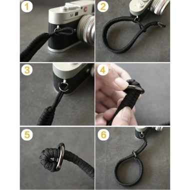 Dây máy ảnh Đeo Tay Paracord Đan – Đệm êm, bền chắc, giá chỉ 111.600 VND 8