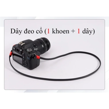 Dây máy ảnh Gegeyao da thật đeo vai và cổ tay, phù hợp mirroless giảm giá 127.500₫