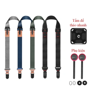 Dây máy ảnh Quick Release JISHEJIA Slide Đen - Thao tác nhanh, giá chỉ 95.000₫