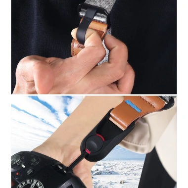 Dây máy ảnh Quick Release JISHEJIA Slide Đen - Thao tác nhanh, giá chỉ 95.000₫