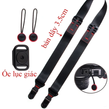 Dây máy ảnh Quick Release Xiu Jian Slide Black - Thao tác nhanh, giá 99.000đ